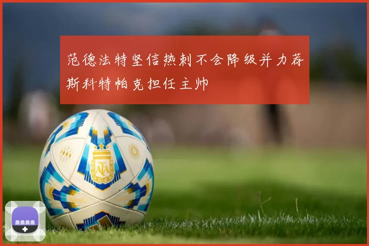 范德法特坚信热刺不会降级并力荐斯科特帕克担任主帅